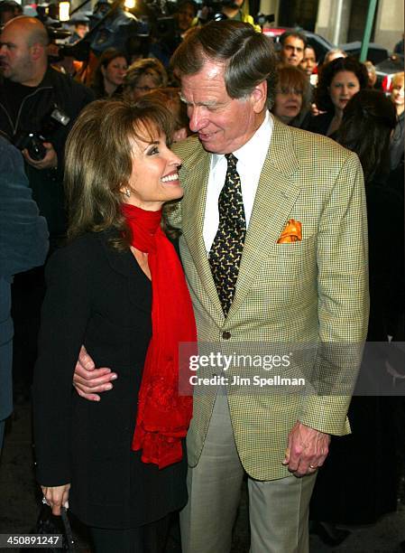 Susan Lucci and husband Helmut Huber during The Opening Night of Into The Woods at Broadhurst Theater in New York City, New York, United States.