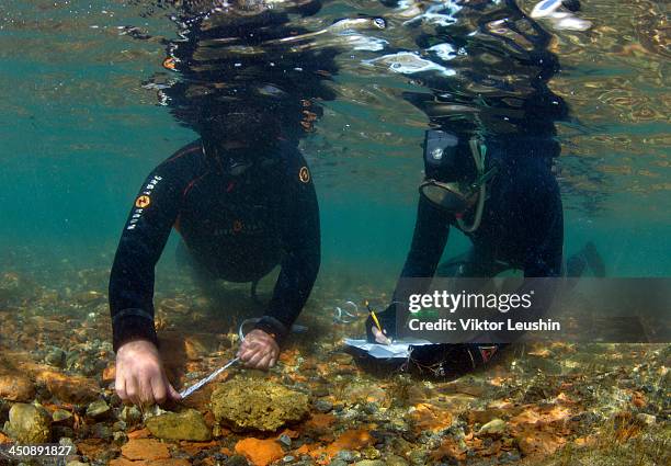 Archaeological Issyk-Kul lake National Geographic expedition