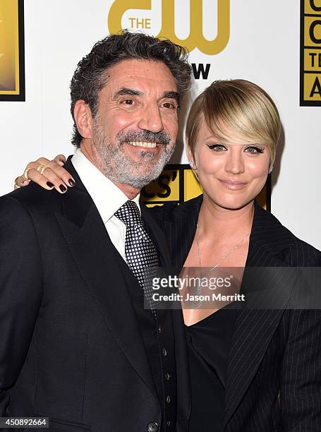 Writer/producer Chuck Lorre and actress Kaley Cuoco attend the 4th Annual Critics' Choice Television Awards at The Beverly Hilton Hotel on June 19,...
