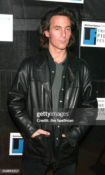 Tom DiCillo, writer/director of Double Whammy during 2002 Tribeca Film Festival - Double Whammy & Roger Dodger Screening Exits at United Artists...