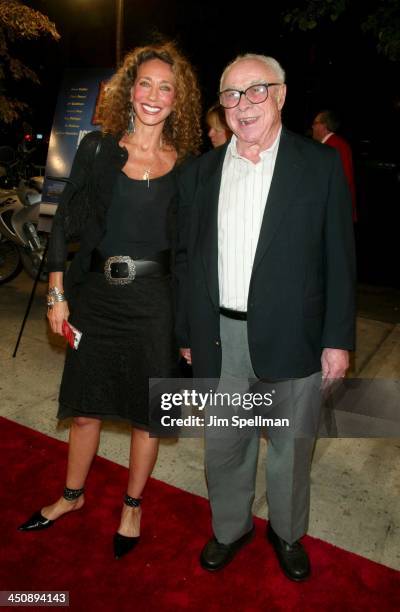 Marisa Berenson & Art Buchwald during New York Premiere of Igby Goes Down at Chelsea West Theatres in New York City, New York, United States.