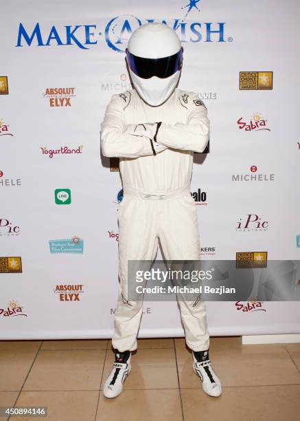 The Stig of Top Gear attends the 4th Annual Critics' Choice Television Awards at The Beverly Hilton Hotel on June 19, 2014 in Beverly Hills,...