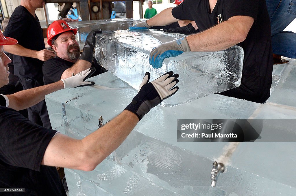 Johnny Appleseed World's Largest Ice Luge Event