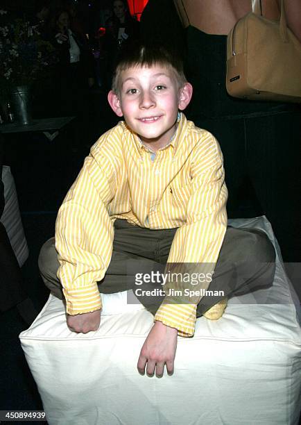 Erik Per Sullivan during Fox Television 2002-2003 Upfront Party at Pier 88 in New York City, New York, United States.