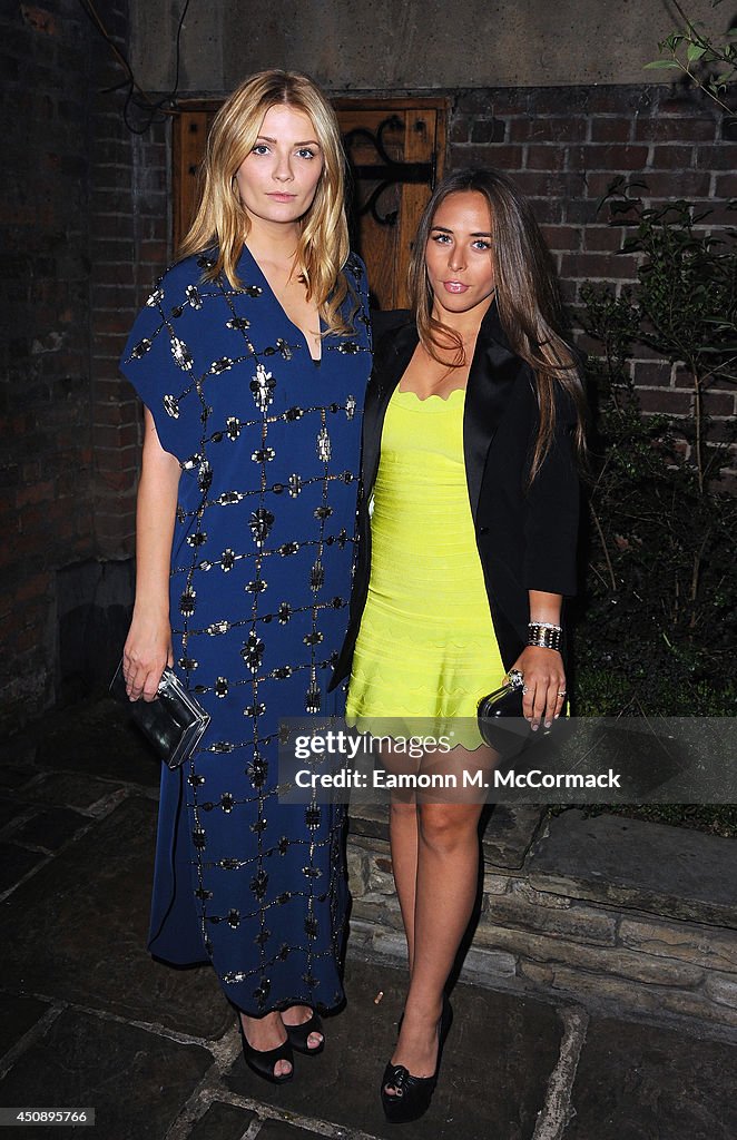 Actress Mischa Barton and Chloe Green attend the WTA Pre-Wimbledon as
