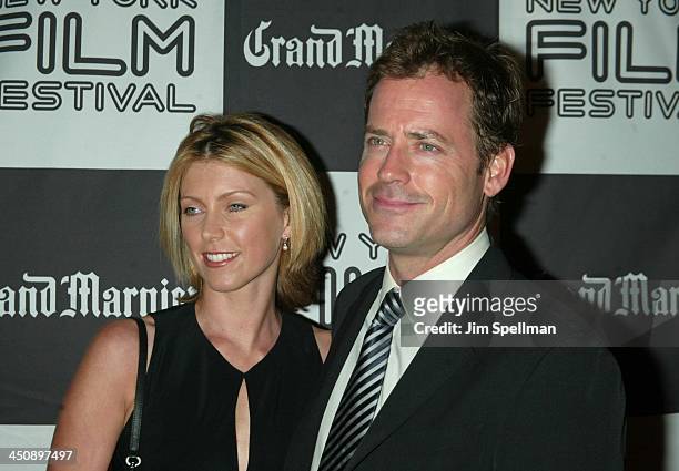 Greg Kinnear & wife Helen Labdon during 40th New York Film Festival - Screening of Auto Focus at Alice Tully Hall in New York, New York, United...