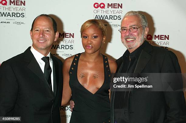 Ron Galotti, vice-president/publisher of GQ Magazine, Eve and Arthur Cooper, editor-in-chief of GQ Magazine