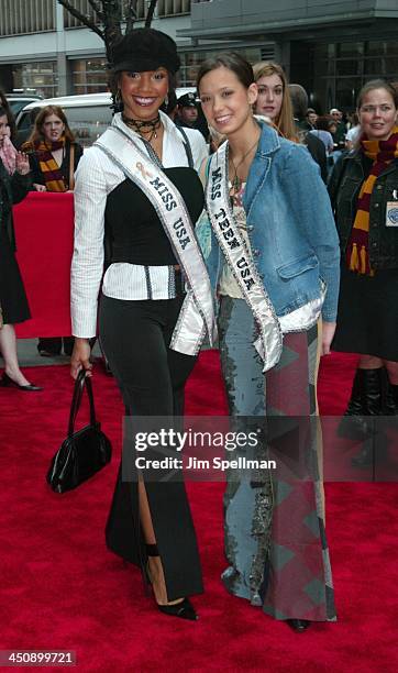 Miss Teen USA 2002 Vanessa Semrow & Miss USA 2002 Shauntay Hinton