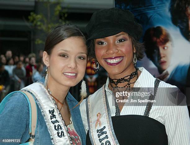 Miss Teen USA 2002 Vanessa Semrow & Miss USA 2002 Shauntay Hinton