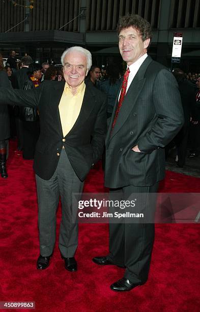 Jack Valenti, MPAA President & Alan Horn, Warner Bros. President/COO