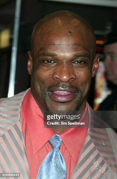 Ronnie Coleman during Pumping Iron The 25th Anniversary New York Premiere at Loews Tower East in New York City, New York, United States.