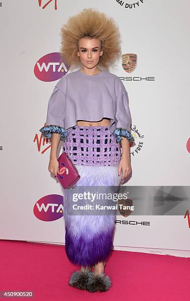 Tallia Storm attends the WTA Pre-Wimbledon party at Kensington Roof Gardens on June 19, 2014 in London, England.