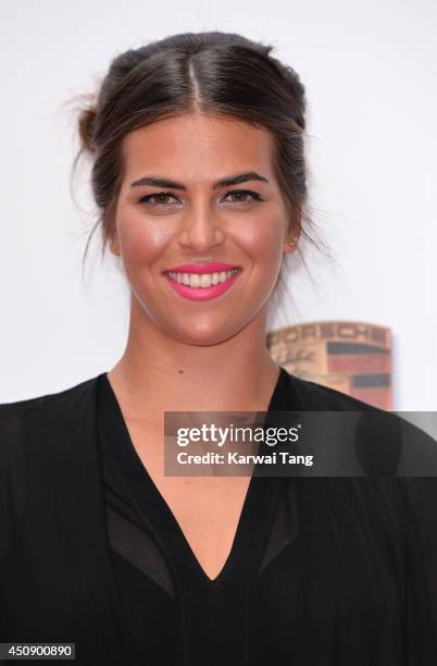 Ajla Tomljanovic attends the WTA Pre-Wimbledon party at Kensington Roof Gardens on June 19, 2014 in London, England.