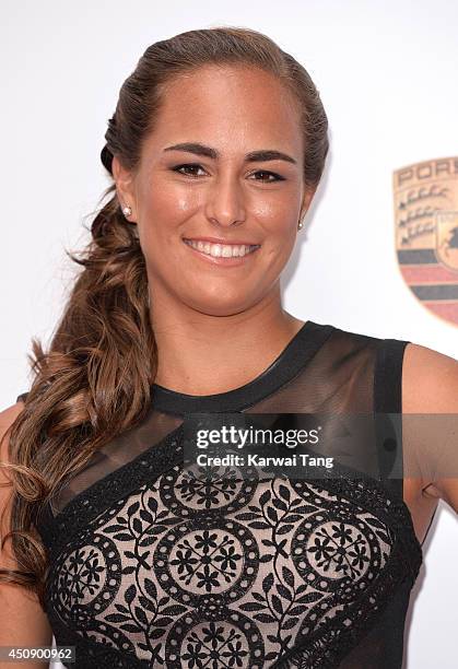 Monica Puig attends the WTA Pre-Wimbledon party at Kensington Roof Gardens on June 19, 2014 in London, England.