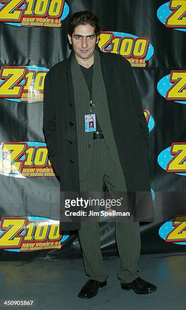 Michael Imperioli during Z100's Jingle Ball 2002 - Press Room at Madison Square Garden in New York City, New York, United States.