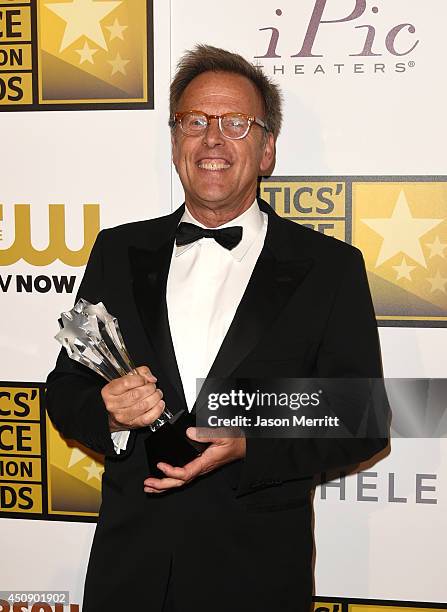 Producer Mark Johnson, winner of Best Drama Series "Breaking Bad", poses in the press room during the 4th Annual Critics' Choice Television Awards at...