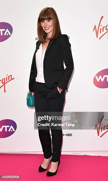 Amy Nuttall attends the WTA Pre-Wimbledon party at Kensington Roof Gardens on June 19, 2014 in London, England.