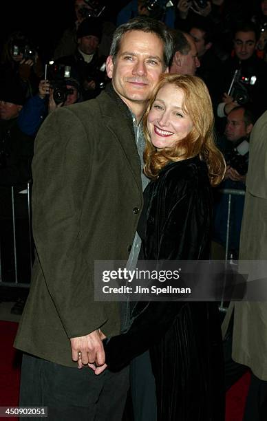 Campbell Scott & Patricia Clarkson during The Hours New York City Premiere - Arrivals at The Paris Theater in New York City, New York, United States.