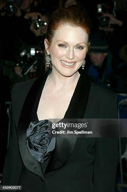 Julianne Moore during The Hours New York City Premiere - Arrivals at The Paris Theater in New York City, New York, United States.
