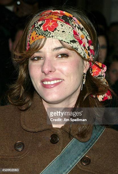 Parker Posey during The Hours New York City Premiere - Arrivals at The Paris Theater in New York City, New York, United States.
