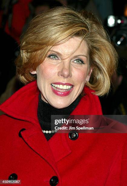 Christine Baranski during The Hours New York City Premiere - Arrivals at The Paris Theater in New York City, New York, United States.