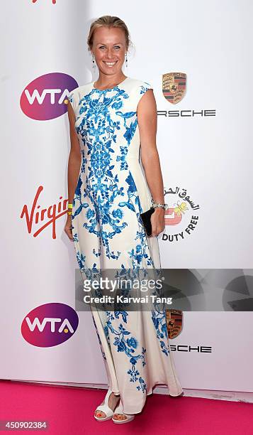 Vera Dushevina attends the WTA Pre-Wimbledon party at Kensington Roof Gardens on June 19, 2014 in London, England.