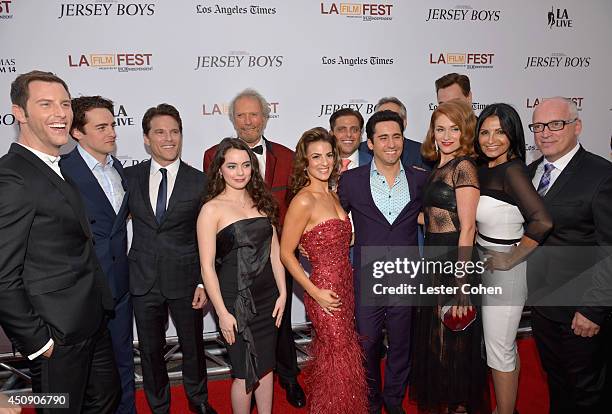 Actors Michael Lomenda, Vincent Piazza, Mike Doyle, Freya Tingley, director/producer Clint Eastwood, actors Renee Marino, Joseph Russo, John Lloyd...