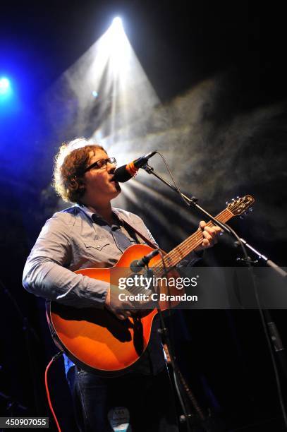 Kevin Pearce performs on stage at Shepherds Bush Empire on November 20, 2013 in London, United Kingdom.