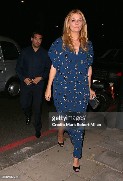 Mohammed Al Turki and Mischa Barton at China Tang restaurant on June 19, 2014 in London, England.