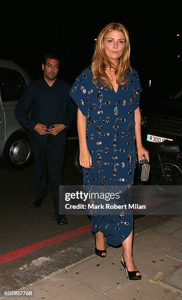 Mohammed Al Turki and Mischa Barton at China Tang restaurant on June 19, 2014 in London, England.