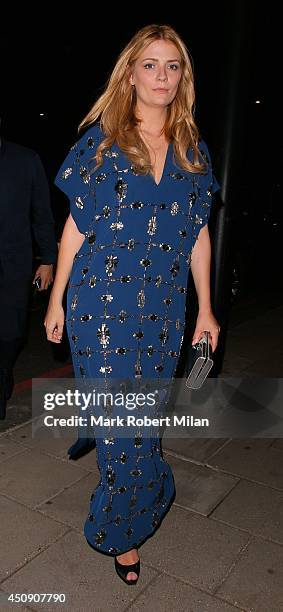 Mischa Barton at China Tang restaurant on June 19, 2014 in London, England.