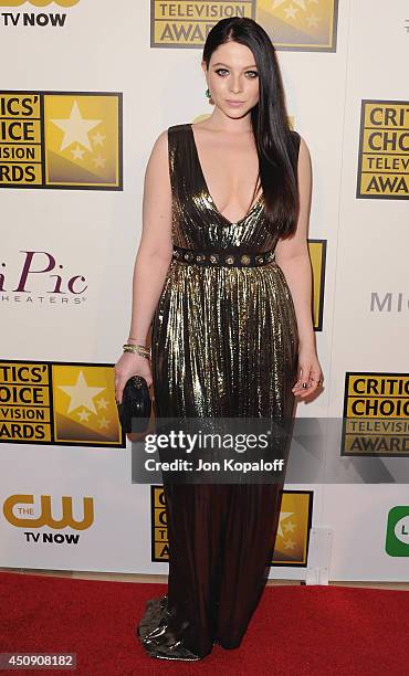 Actress Michelle Trachtenberg arrives at the 4th Annual Critics' Choice Television Awards at The Beverly Hilton Hotel on June 19, 2014 in Beverly...