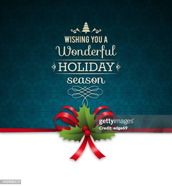 holiday background - christmas script font stock illustrations