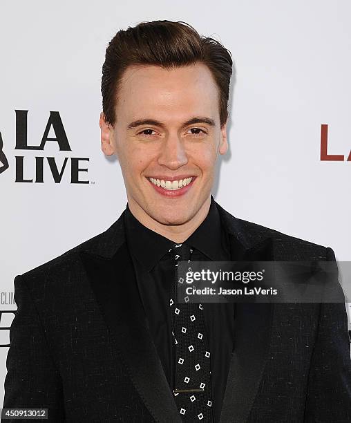 Actor Erich Bergen attends the 2014 Los Angeles Film Festival closing night film premiere of "Jersey Boys" at Premiere House on June 19, 2014 in Los...