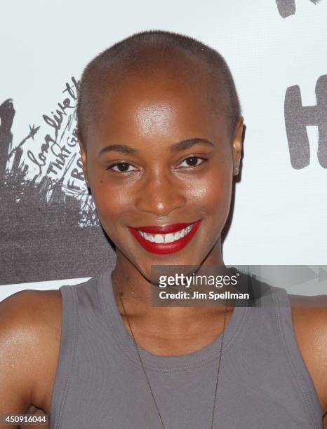 Actress Valisia Lekae attends "Holler If Ya Hear Me" opening night at Palace Theatre on June 19, 2014 in New York City.