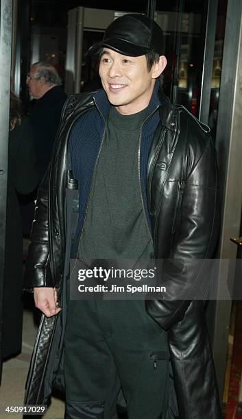 Jet Li during World Premiere of Cradle 2 the Grave at The Ziegfeld Theatre in New York City, New York, United States.