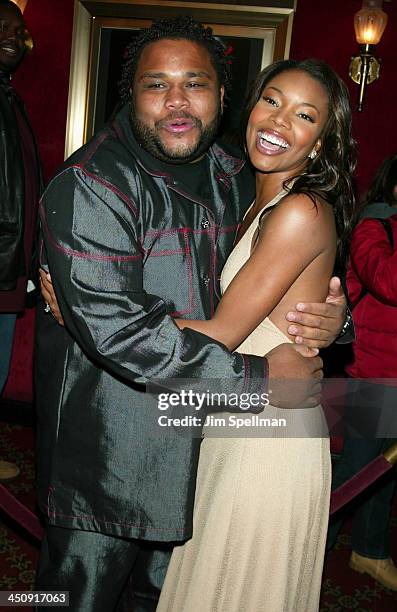 Anthony Anderson and Gabrielle Union during World Premiere of Cradle 2 the Grave at The Ziegfeld Theatre in New York City, New York, United States.
