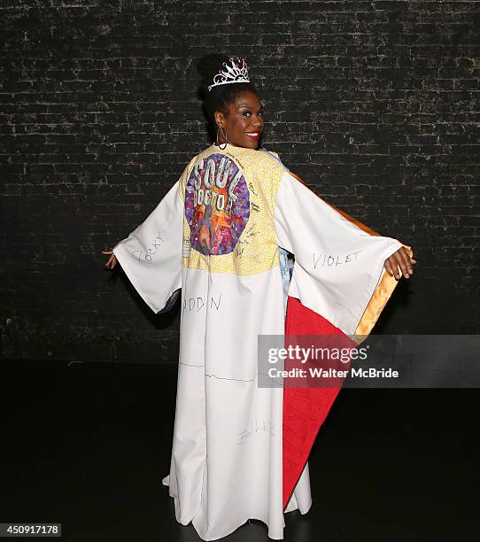 Tracee Beazer during the Opening Night Actors' Equity Gypsy Robe Ceremony honoring Tracee Beazer for 'Holler if Ya Hear Me' on June 19, 2014 at the...