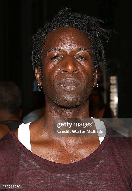 Saul Williams during the Opening Night Actors' Equity Gypsy Robe Ceremony honoring Tracee Beazer for 'Holler if Ya Hear Me' on June 19, 2014 at the...