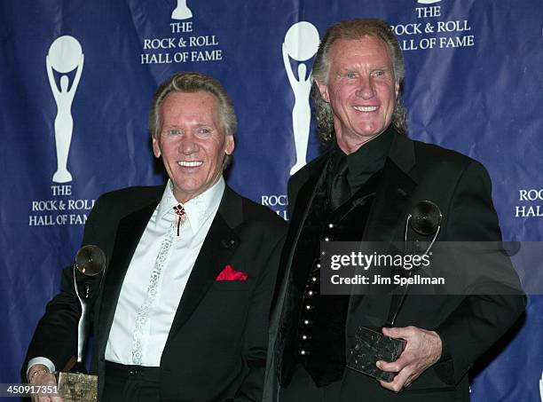 Bobby Hatfield and Bill Medley of the Righteous Brothers