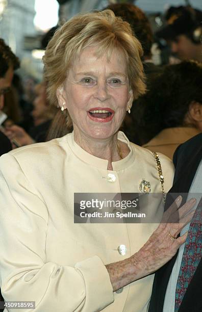 Diana Douglas during It Runs in the Family New York Premiere - Outside Arrivals at Loews Lincoln Square in New York City, New York, United States.