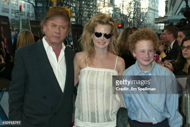 Art Garfunkel with his wife and son during It Runs in the Family New York Premiere - Outside Arrivals at Loews Lincoln Square in New York City, New...