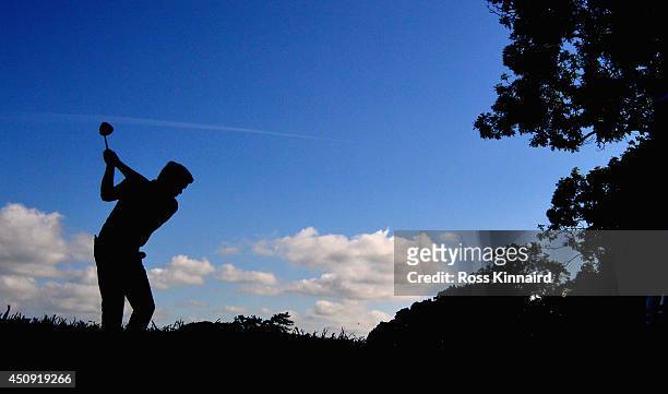 Robert Rock of England on the 6th tee during the second round of the Irish Open at the Fota Island Resort on June 20, 2014 in Cork, Ireland.