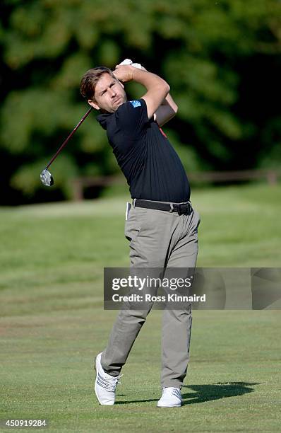 Robert Rock of England on the par five 5th hole during the second round of the Irish Open at the Fota Island Resort on June 20, 2014 in Cork, Ireland.