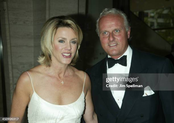Deborah Norville and husband Karl Wellner during The Film Society of Lincoln Center Gala Tribute to Susan Sarandon at Avery Fisher Hall, Lincoln...