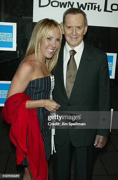 Heather Harlan and Tony Randall during 2003 Tribeca Film Festival - Down With Love World Premiere at Tribeca Performing Arts Center, 199 Chambers...