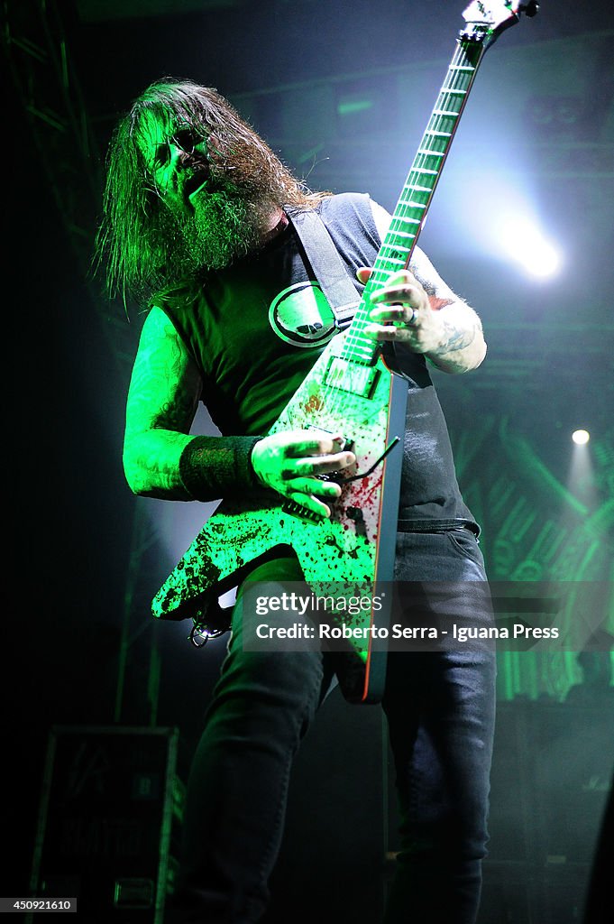 Slayer And Anthrax Perform In Bologna