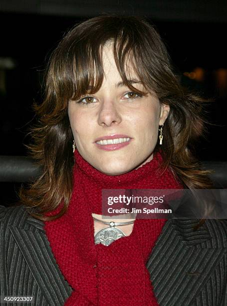 Parker Posey during Matrix Reloaded New York Premiere - Outside Arrivals at The Ziegfeld Theater in New York City, New York, United States.