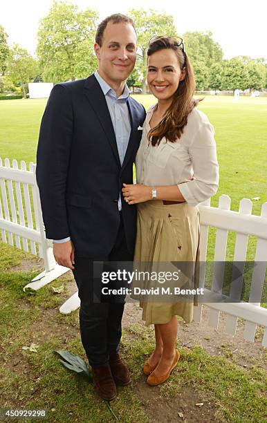 Lord Frederick Windsor and Lady Sophie Windsor attend the 'Dockers Flannels For Heroes' cricket match at Burton Court, Chelsea, on June 20, 2014 in...