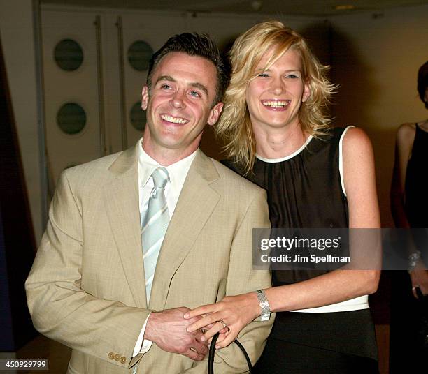 David Eigenberg and wife Chrysti during Sex and the City Sixth Season Premiere at American Museum of Natural History in New York City, New York,...